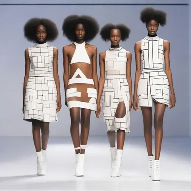 The fashion designer created a collection inspired by aphasic individuals, using clothing to raise awareness about their challenges.