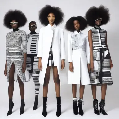 The fashion designer created a collection inspired by aphasic individuals, using clothing to raise awareness about their challenges.