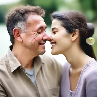 Despite being aphasic, he found love and formed a deep romantic bond with his partner through non-verbal communication.