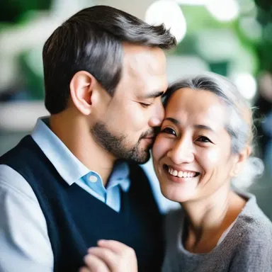 Despite being aphasic, he found love and formed a deep romantic bond with his partner through non-verbal communication.