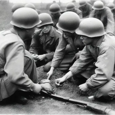 During World War II, many soldiers returning from the frontlines became aphasic as a result of their brain injuries sustained in battle.