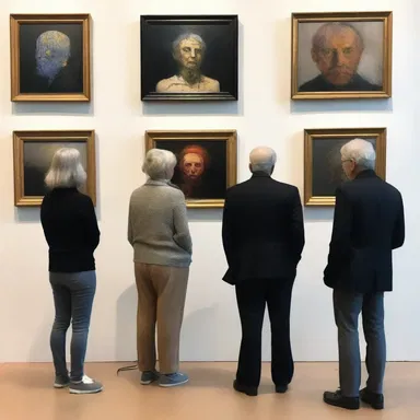 In the art world, there is an increasing interest in the portrayal of aphasic individuals to shed light on the challenges they face.