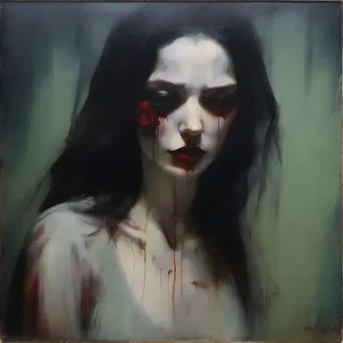 The artist beautifully captured the emotions of the character's aphonia through a series of haunting paintings.