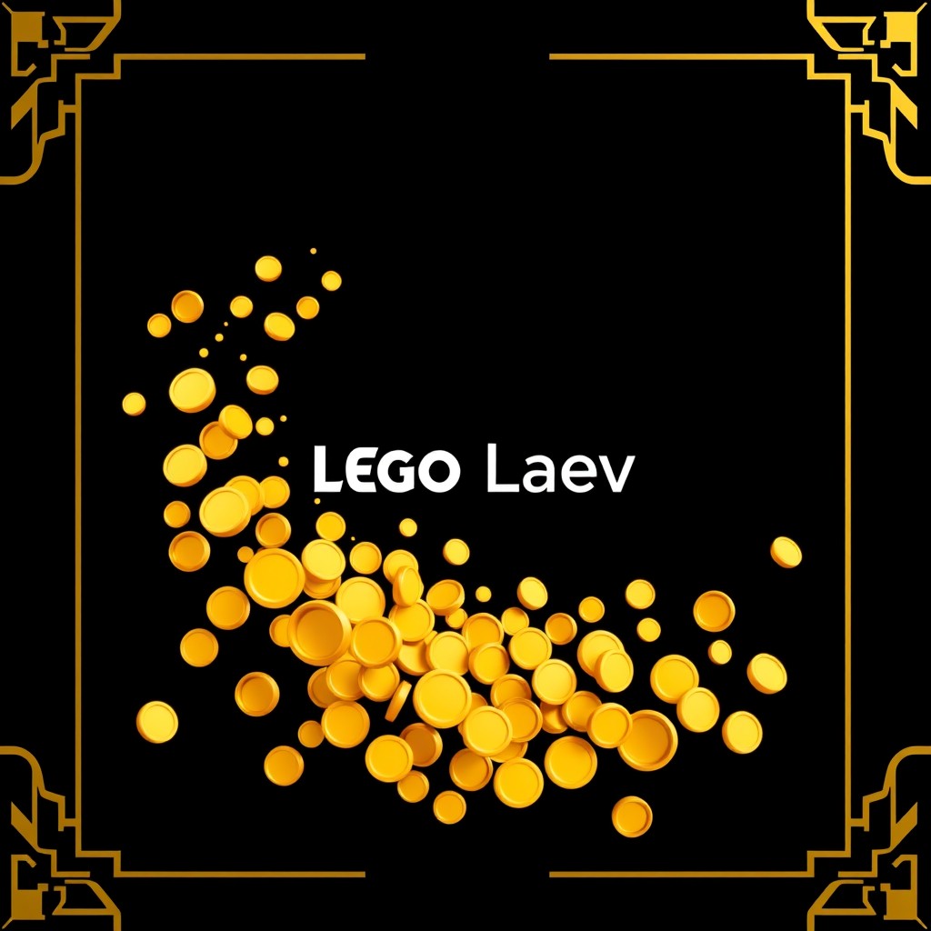 A Facebook cover photo featuring a sleek black background with golden borders on all sides