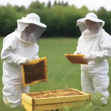 The film showcased a beautiful apiary where the characters harvested honey and learned about the importance of bees.