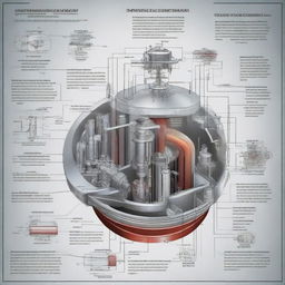 A detailed schematic diagram describing the composition of centrifugal compressors, labeling and illustrating each component.