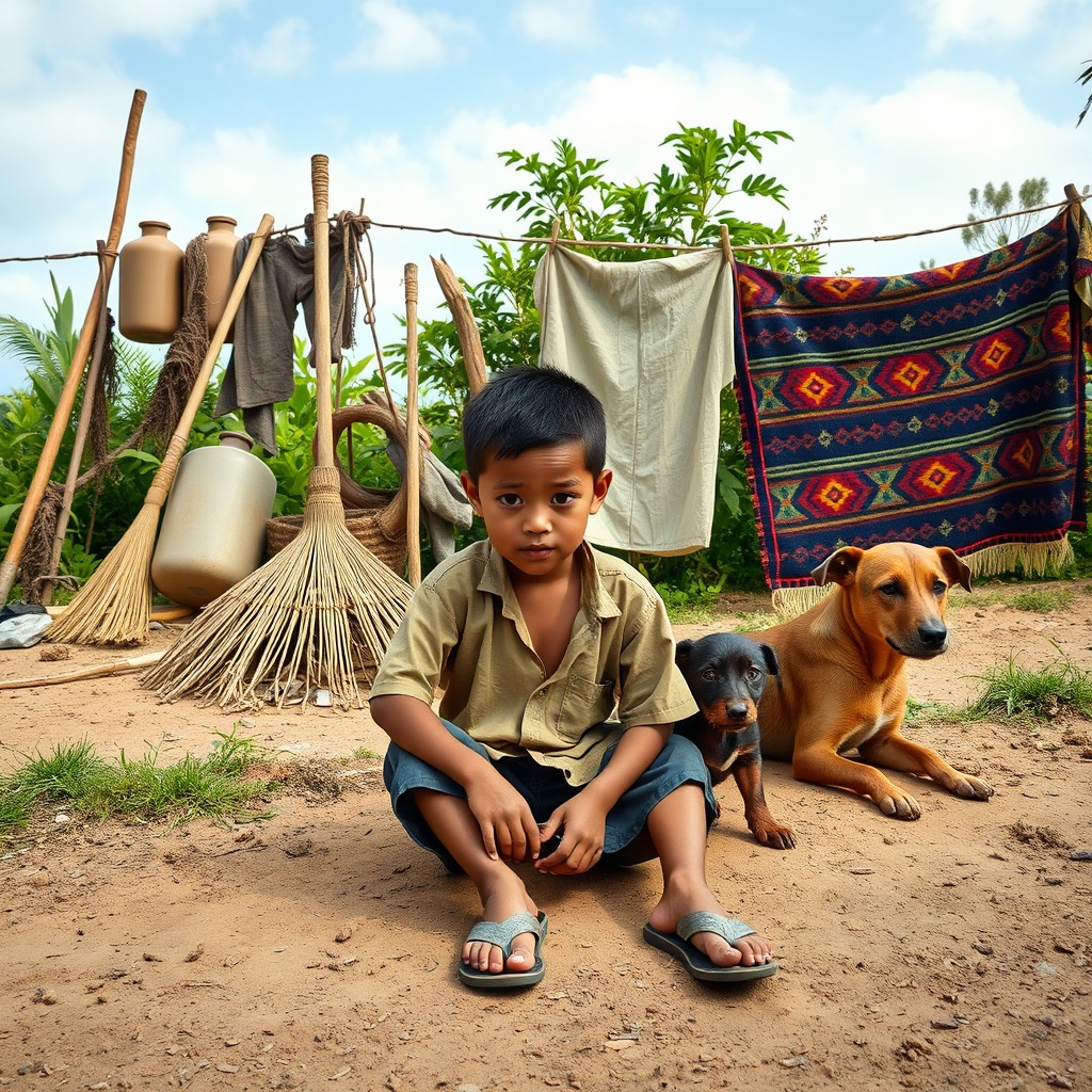 A picturesque scene capturing the essence of the Peruvian coast and jungle
