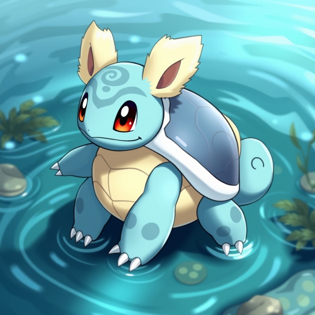 A unique fusion Pokémon that combines the characteristics of Cloyster and Wartortle
