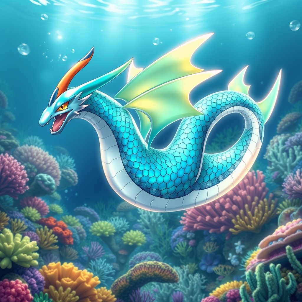 A new Pokémon that combines the features of Gyarados and Milotic