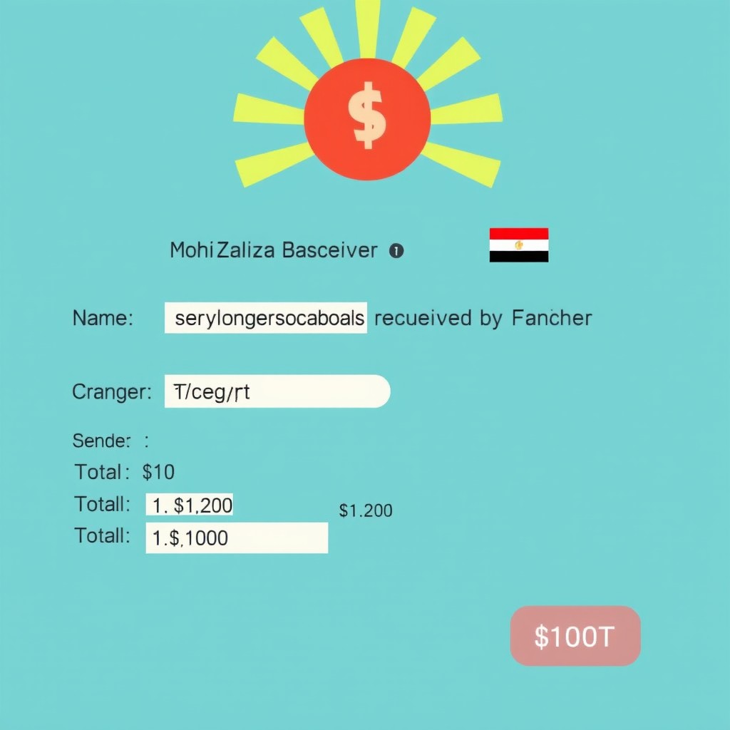 Change the name of the sender to Mohiz Zaliza Boase and the name of the receiver to Raveloharimino Annie Fraçine