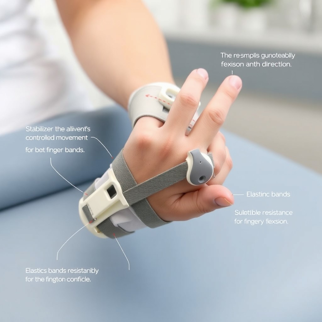 A detailed design concept for a dynamic splint tailored for finger flexion and extension rehabilitation