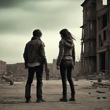 In a post-apocalyptic world, two lovers defy all odds to stay together.
