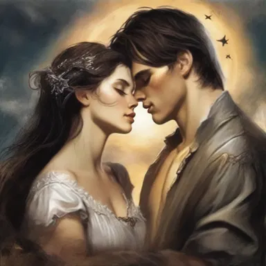 In the apocalyptic romance novel, the star-crossed lovers struggled to find hope and happiness amidst the chaos.