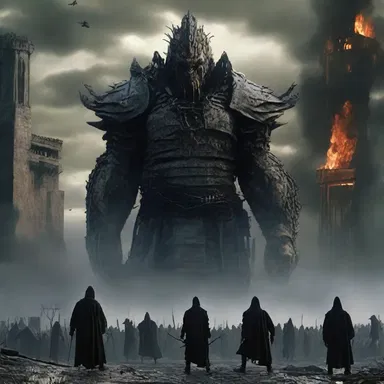 The apocalyptic fantasy movie depicted a kingdom on the brink of destruction as dark forces threatened to unleash chaos.