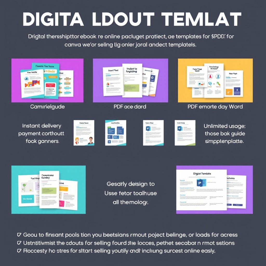 Unlock Your Online Income: Easy-to-Use Digital Product Templates