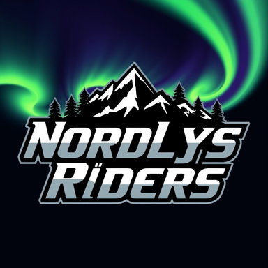 Nordlys Riders Logo Design - Inspire Your Adventure with Norwegian Culture