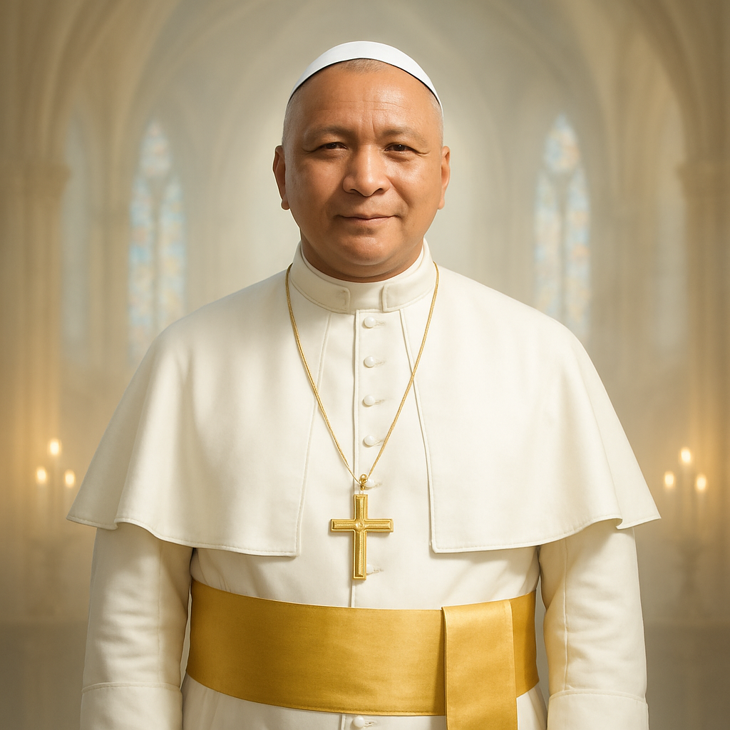 Captivating Papal Portrait: Emblem of Spiritual Leadership