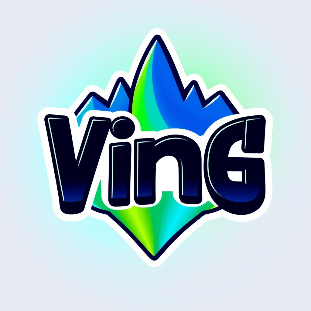A vibrant and engaging logo design featuring a stylish, modern font with the name centered prominently in the middle