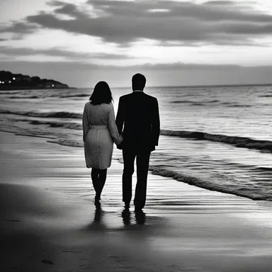 The apolitical couple enjoyed a romantic evening by the seaside, completely detached from any political discussions.