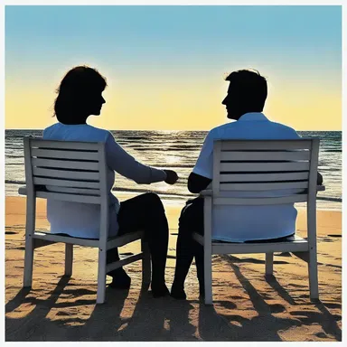 The apolitical couple enjoyed a romantic evening by the seaside, completely detached from any political discussions.