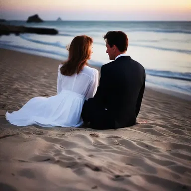 The apolitical couple enjoyed a romantic evening by the seaside, completely detached from any political discussions.