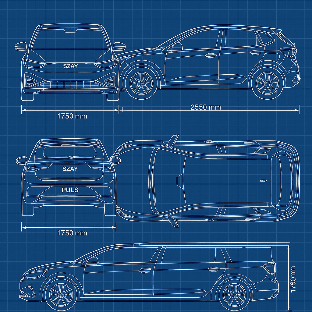 Make the same blueprint mockup, but the views can't go into the other views and the views can't overlap the other views