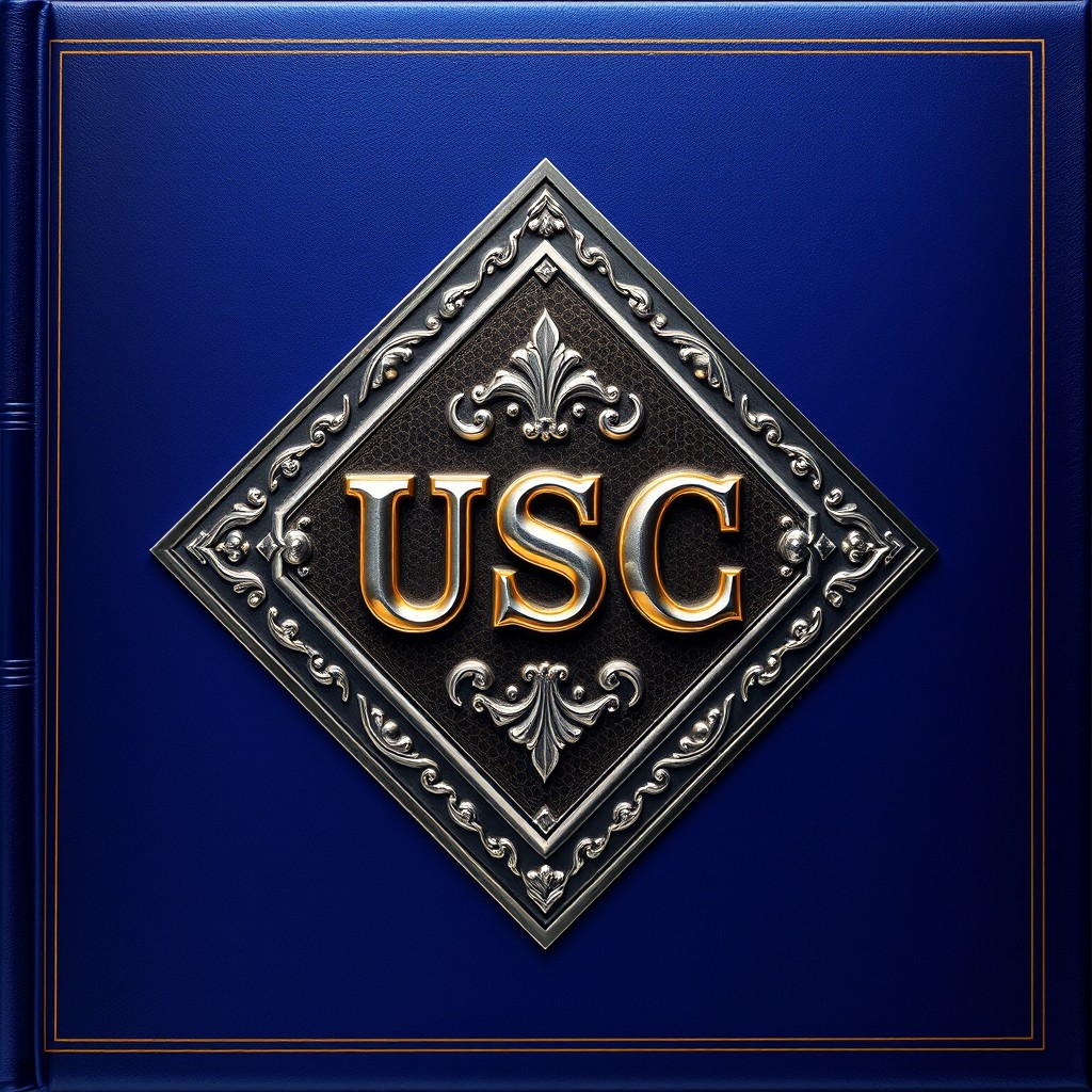 A stunning book cover design featuring a large metallic, diamond-shaped symbol prominently placed at the center