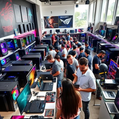 Explore a Dynamic Computer Shop: Cutting-Edge Tech & Friendly Service