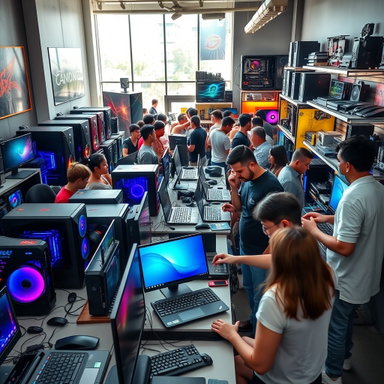 Explore a Dynamic Computer Shop: Cutting-Edge Tech & Friendly Service
