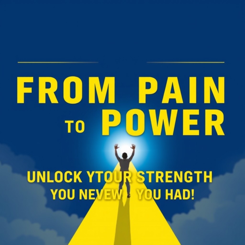 A captivating and deeply inspiring thumbnail featuring vibrant blue and yellow colors that visually represent transformation and empowerment