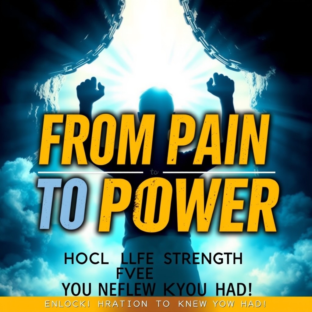 A captivating and deeply inspiring thumbnail design representing transformation and empowerment