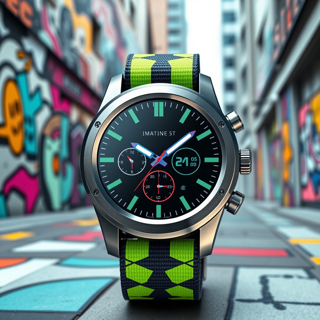 An ultra innovative watch design that perfectly aligns with the Gen Z generation, combining a sporty vibe with classy sophistication