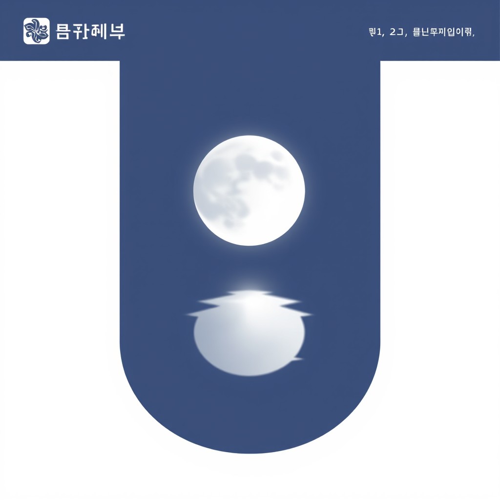A modern and sleek logo design featuring a stylized moon, symbolizing beauty and purity