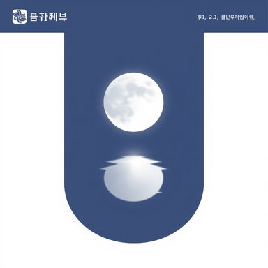 A modern and sleek logo design featuring a stylized moon, symbolizing beauty and purity