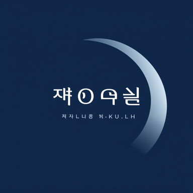 A modern and sleek logo design featuring a stylized moon, symbolizing beauty and purity