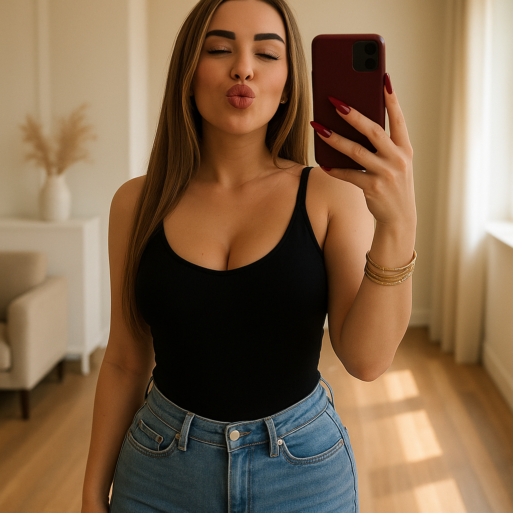 Can you make her look bigger