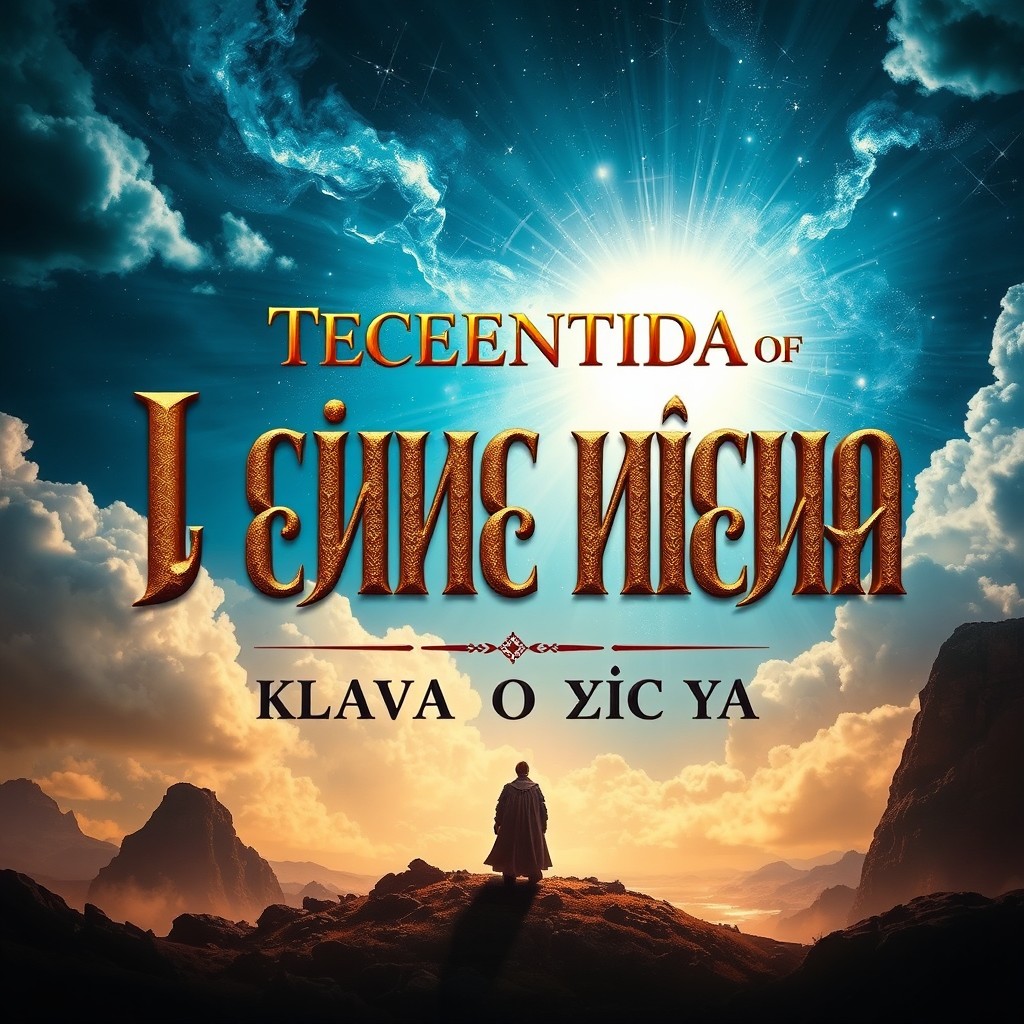 A dramatic and visually striking poster featuring the title "Легенда о сыне неба: Глава о Цзи Фа" in large, ornate Cyrillic lettering
