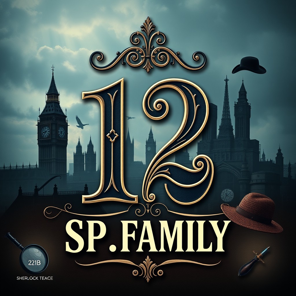 A striking Sherlock Holmes themed design inspired by the popular Sherlock series