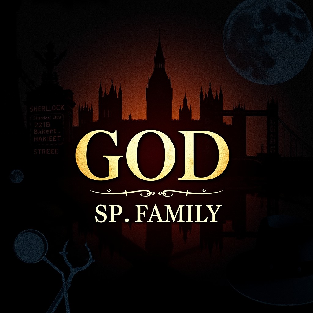 A captivating Sherlock Holmes themed image inspired by the Sherlock series