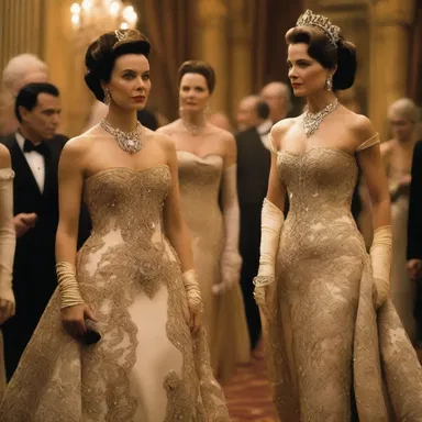 The glamorous costume design in the movie perfectly portrayed the appanages of wealth and luxury.