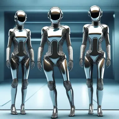 In the science fiction novel, the characters wore futuristic apparel made of advanced materials.