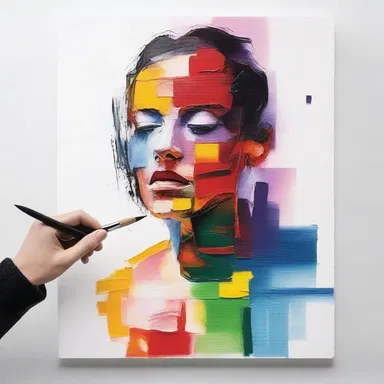 In the art world, the apparency of the brushstrokes reveals the artist's technique.