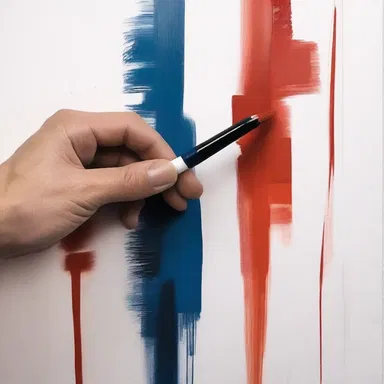 In the art world, the apparency of the brushstrokes reveals the artist's technique.
