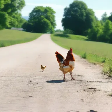 Apparently, the chicken crossed the road to get to the other side. (joke)