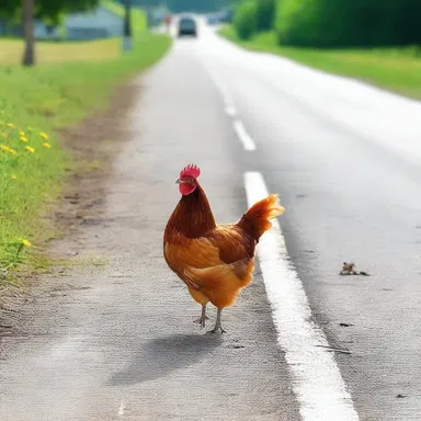 Apparently, the chicken crossed the road to get to the other side. (joke)