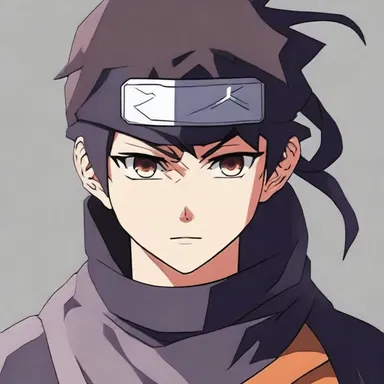 Apparently, the protagonist in the anime series is a young ninja. (anime)