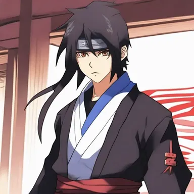Apparently, the protagonist in the anime series is a young ninja. (anime)