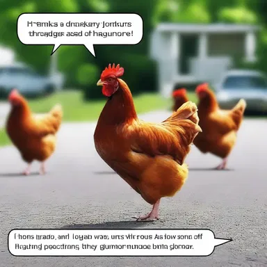 joke": "I heard a funny joke today. Apparently, chickens cross the road because they want to show their sense of humor.