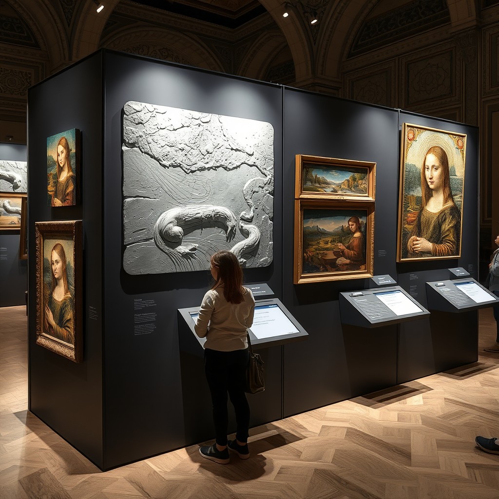 A three-dimensional tactile exhibit featuring world-famous artworks designed specifically for visually impaired visitors in Iran