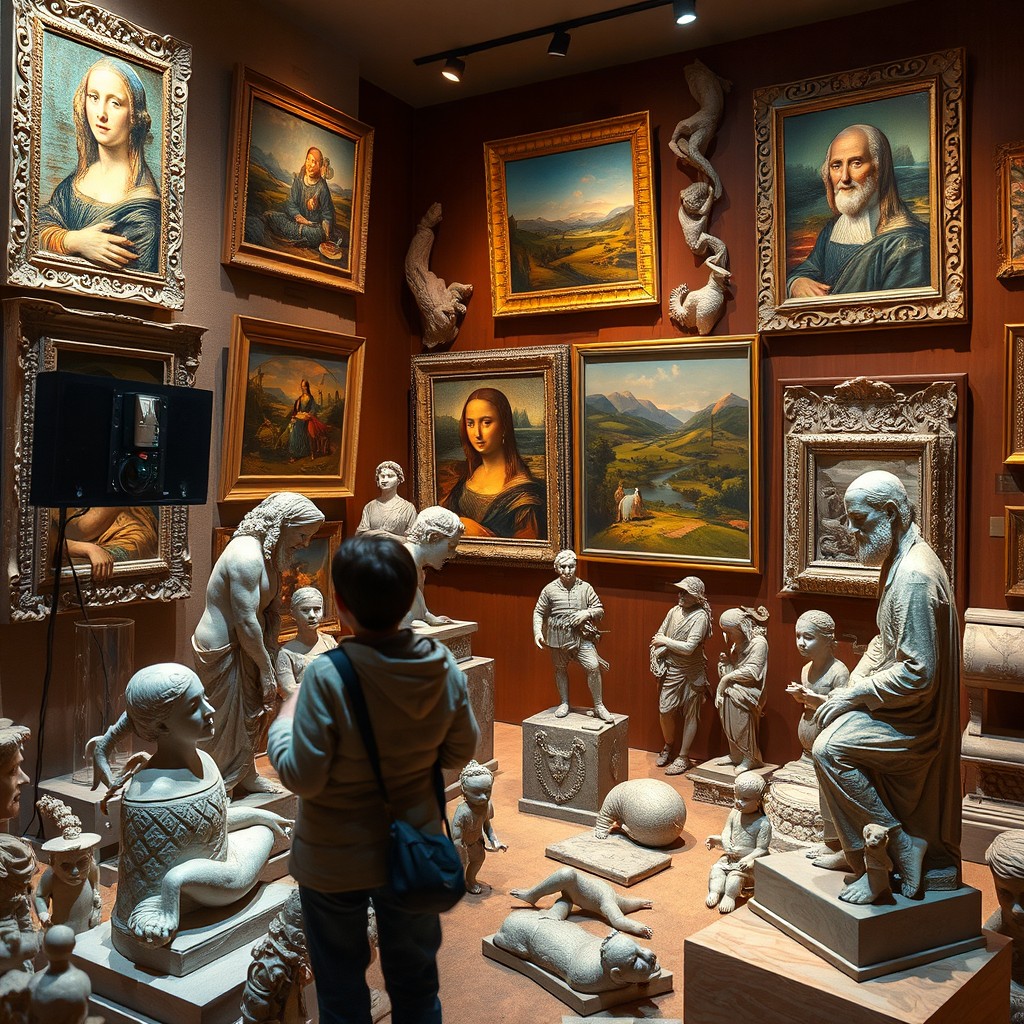 A three-dimensional tactile exhibit showcasing world-famous artworks designed specifically for visually impaired visitors in Iran
